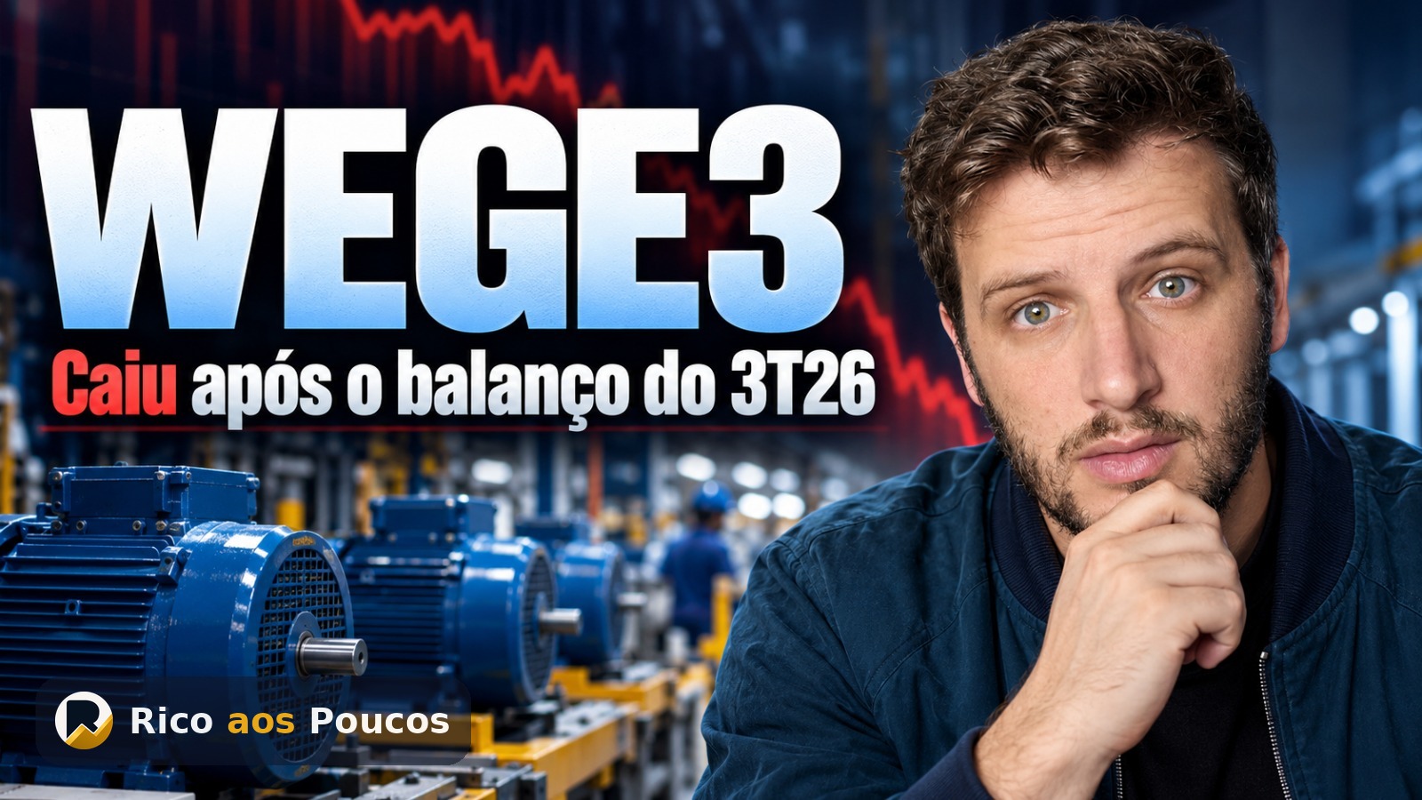 WEGE3 e WEGE3F: por que a cotação caiu após lucro no 3T26