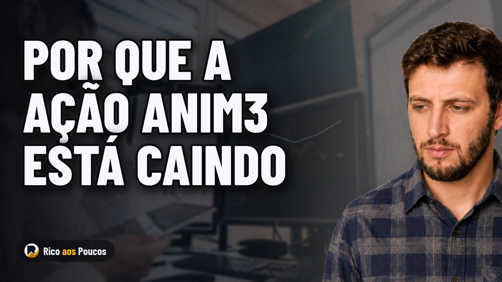 Ação ANIM3 caiu 11,33% após acordo com o Einstein