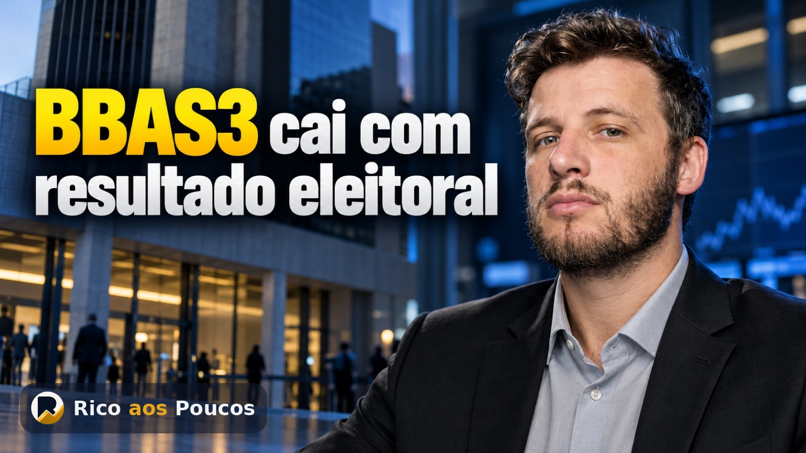 Por que a ação BBAS3 está caindo