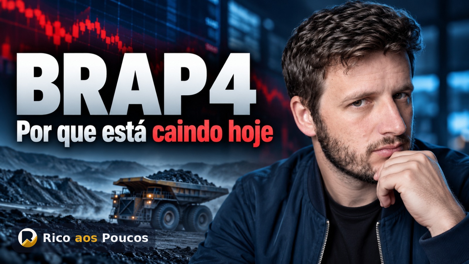 Por que BRAP4 está caindo hoje