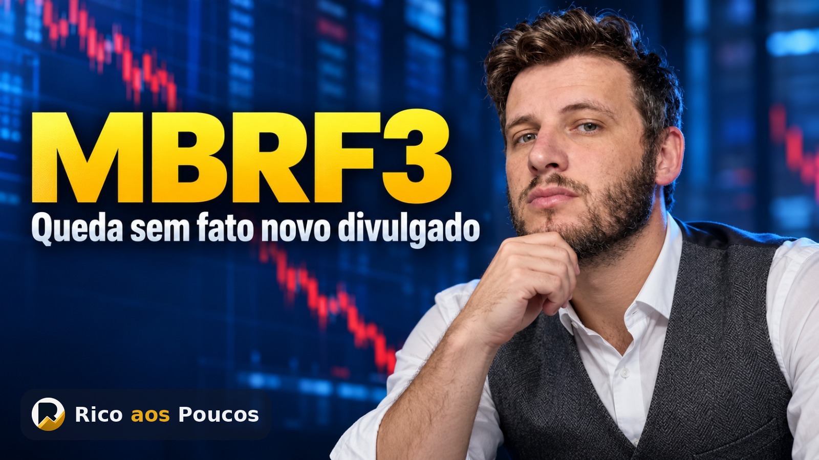 Por que MBRF3 está caindo: ação recua 6,70% sem fato novo divulgado pela Marfrig