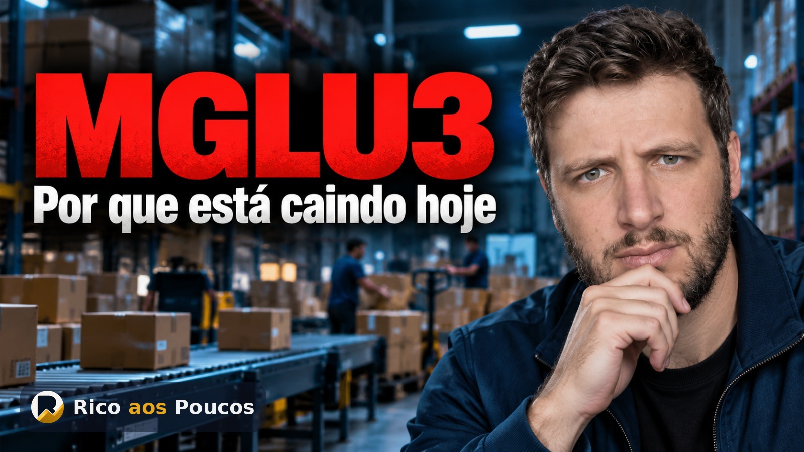 Por que MGLU3 está caindo hoje