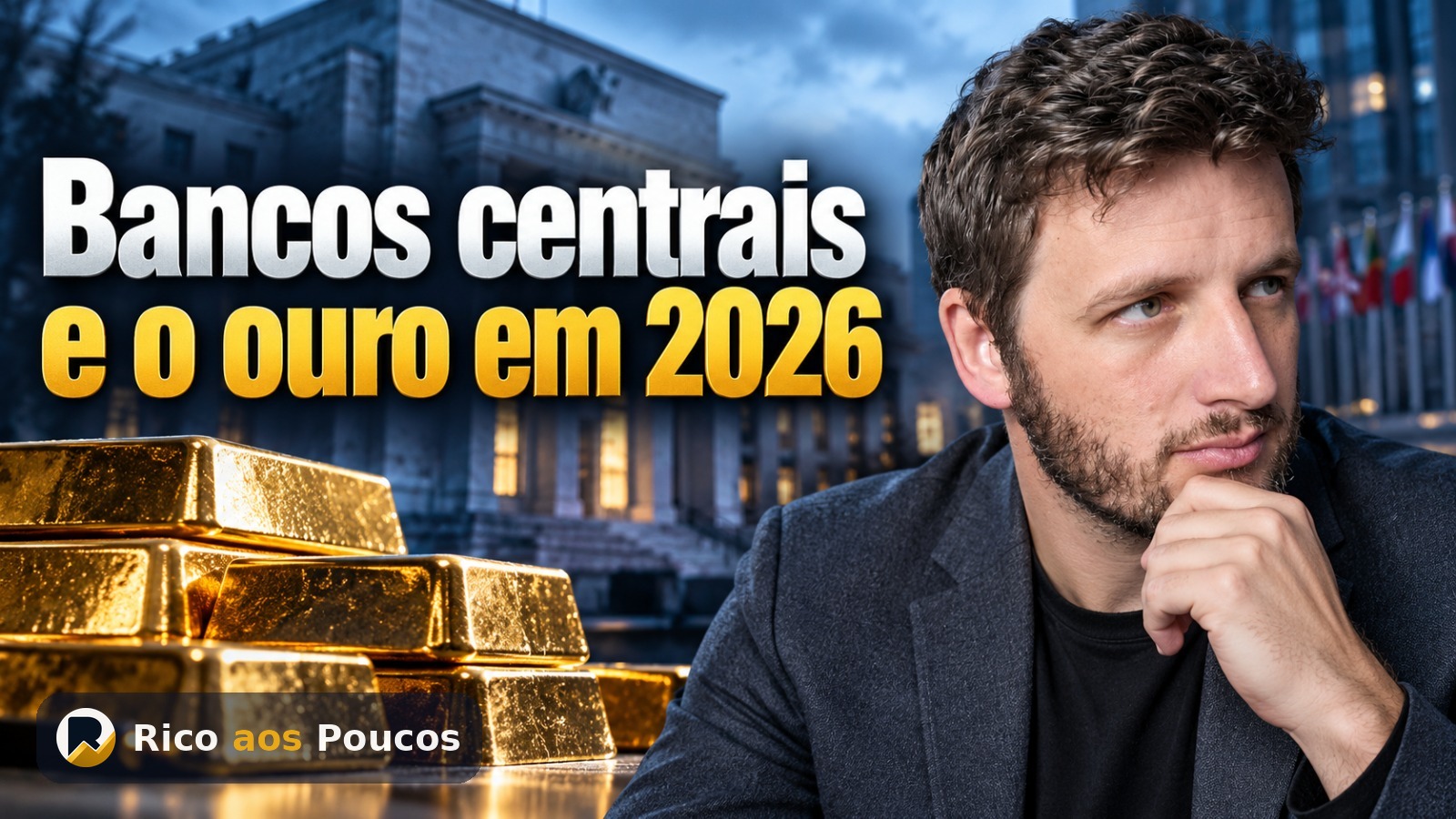 Por que os bancos centrais estão comprando ouro em ritmo 4x maior