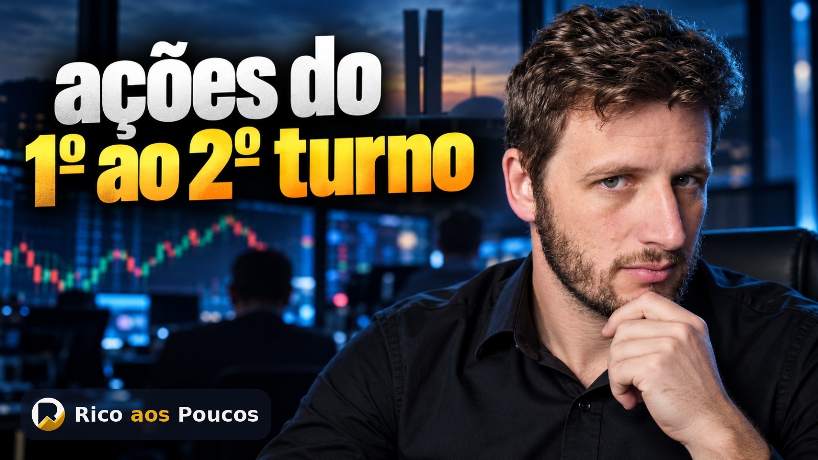 Quais ações mais subiram e caíram entre o 1º e o 2º turno