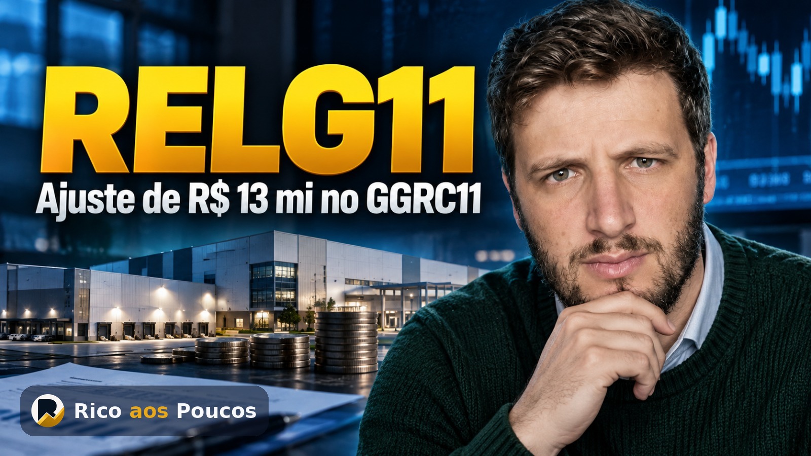 GGRC11 cotação hoje: por que o fundo pagou R$ 13,3 milhões a mais pelos galpões do RELG11