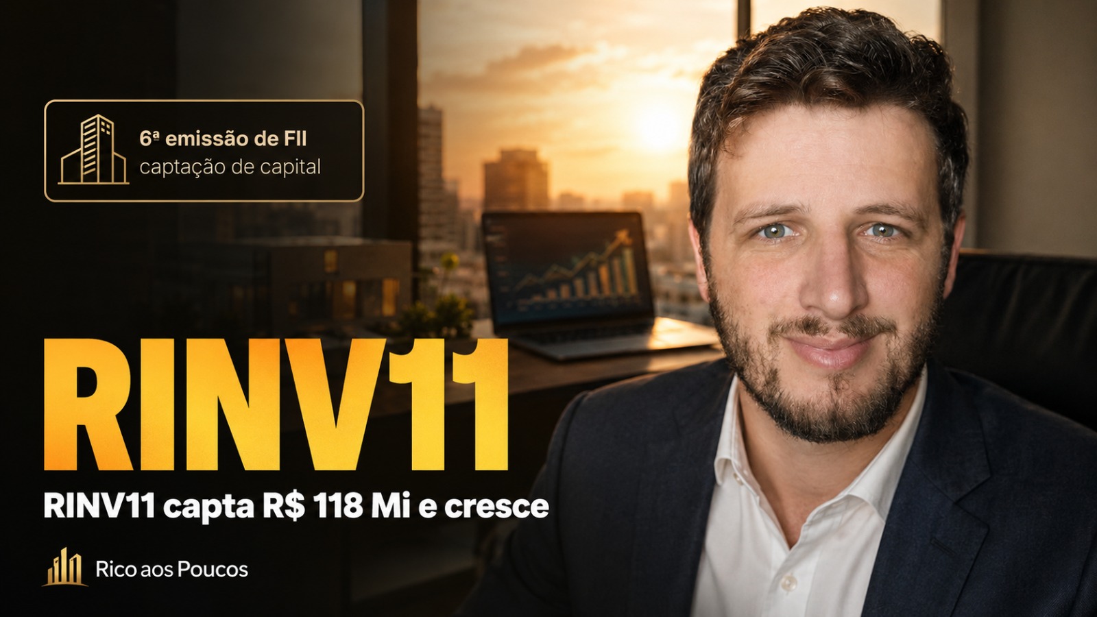 RINV11: 6ª emissão leva PL a R$ 535 Mi sem diluir o cotista