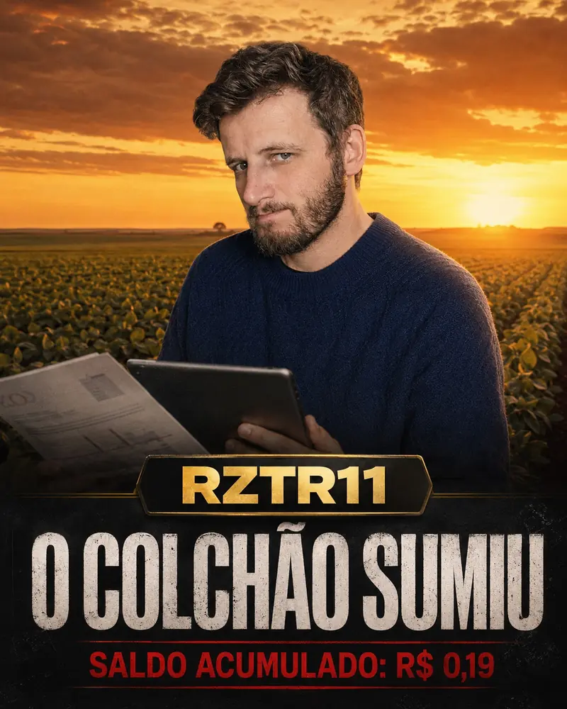 RZTR11 Riza Terrax: Saldo de Resultado Acumulado caiu de R$ 2,50 para R$ 0,19 por cota após correção contábil em mar/2026
