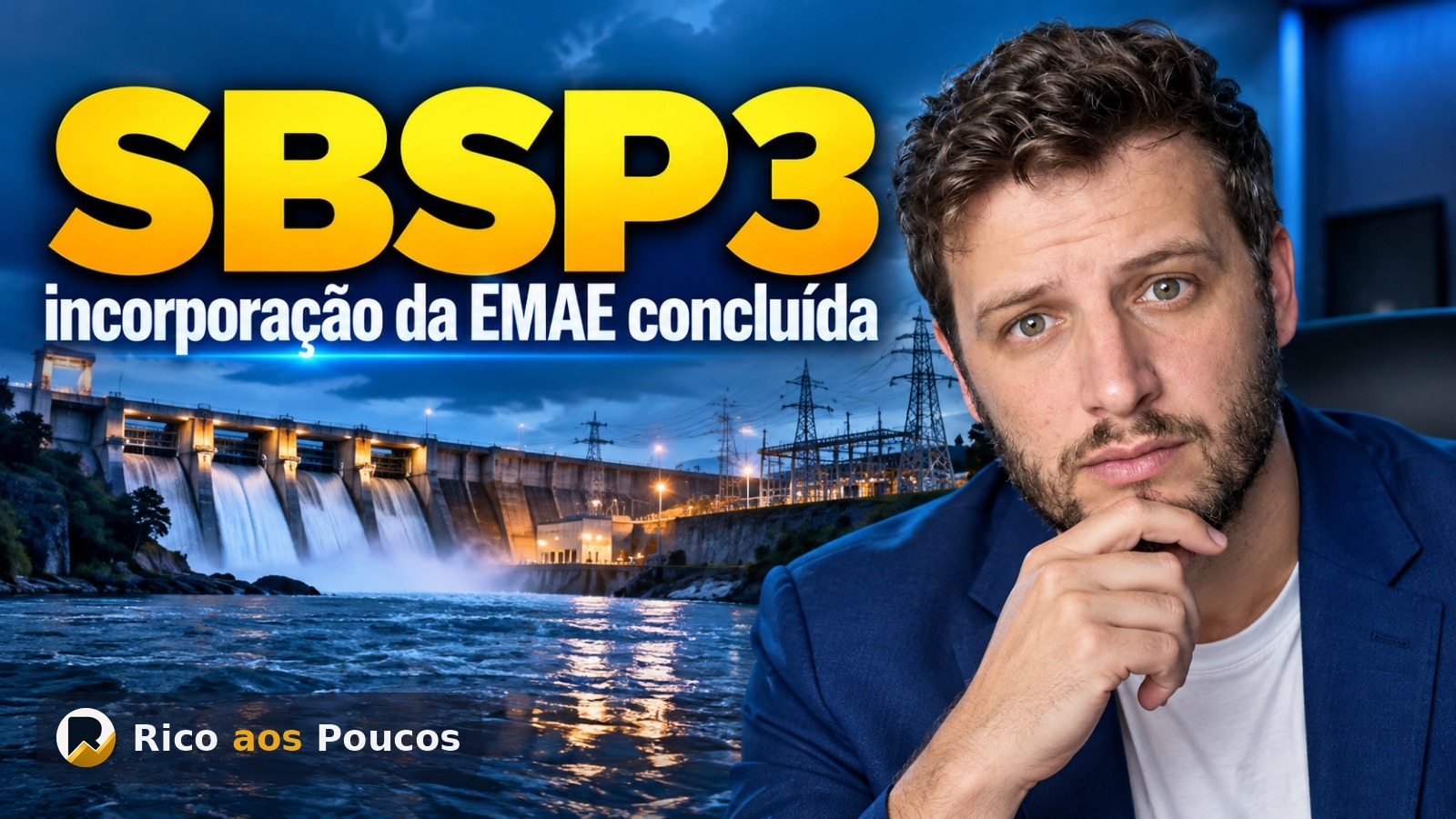 SBSP3: o que aconteceu com a Sabesp após a incorporação da EMAE