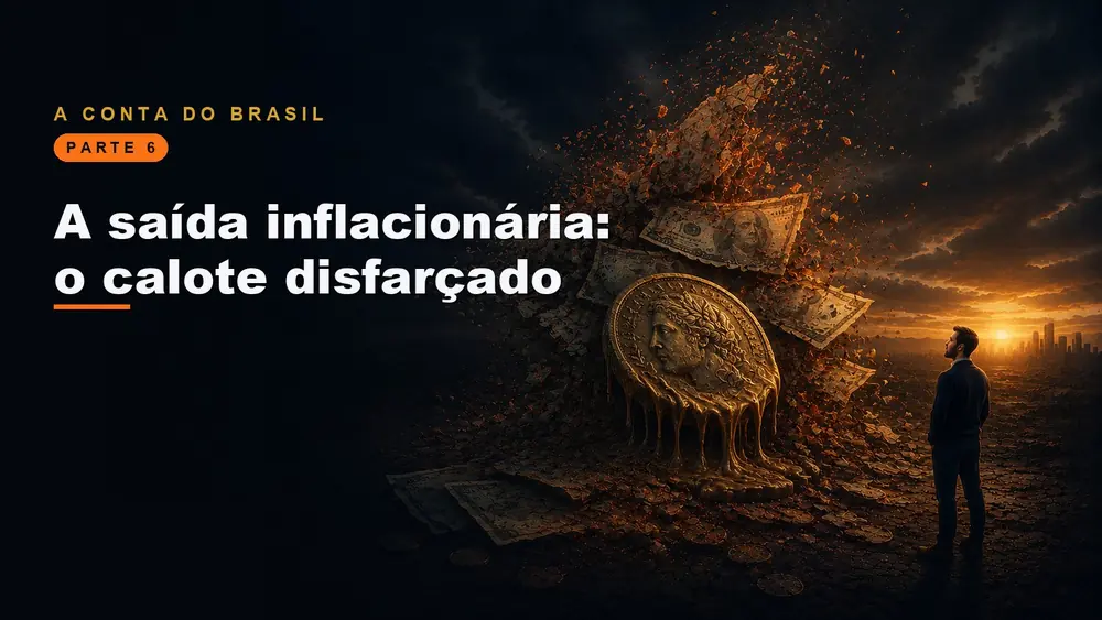 The inflationary exit: the disguised default where inflation erodes the real value of public debt, hitting the poorest hardest