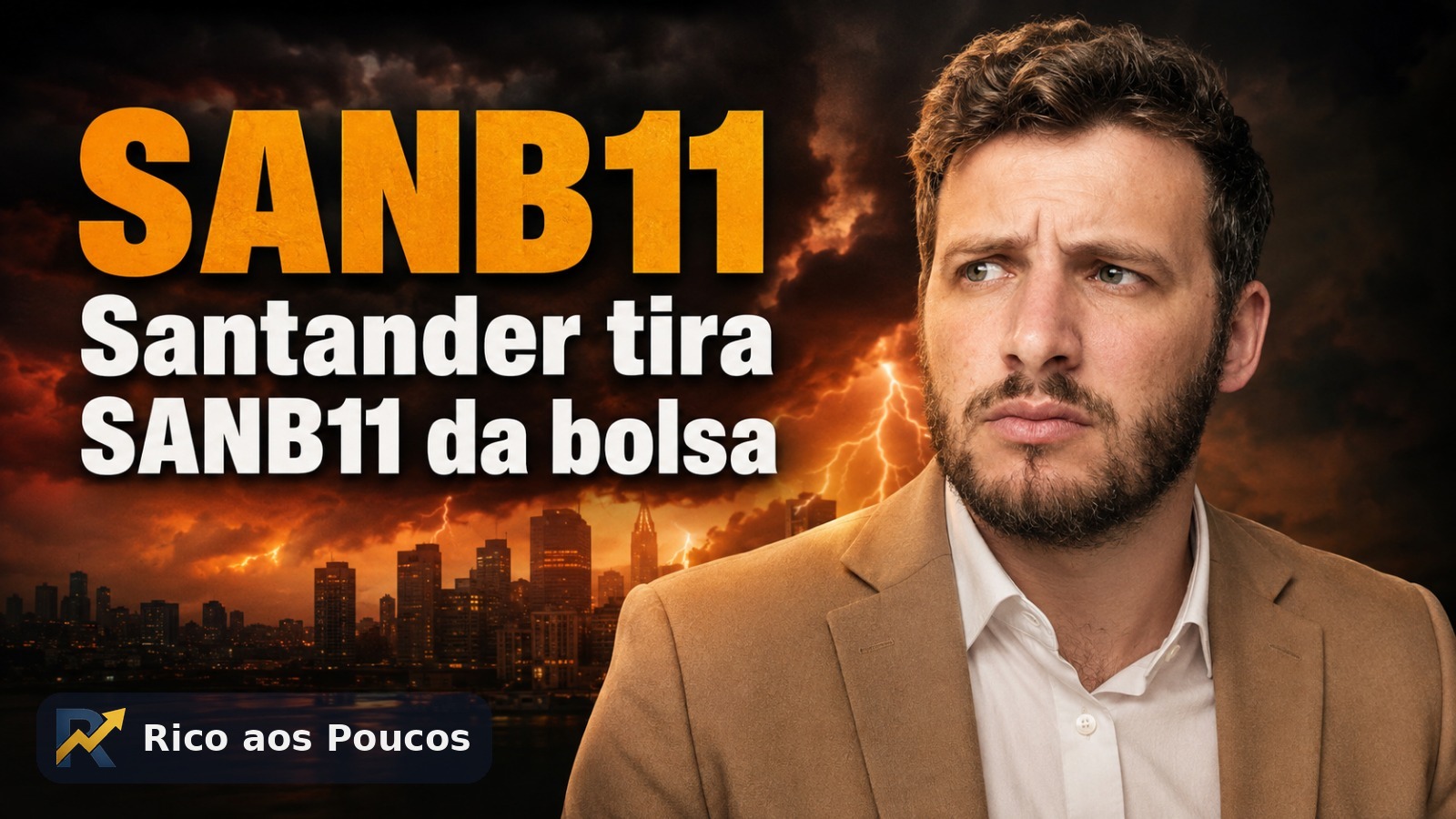 Santander vai tirar o SANB11 da bolsa: a OPA de cancelamento e o que fazer com suas units