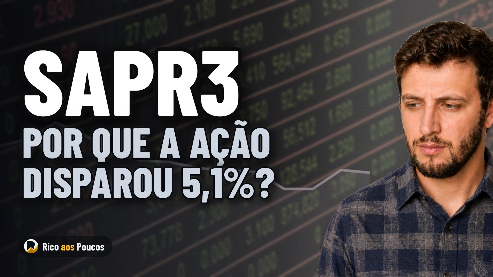 Por que a ação SAPR3 subiu 5,1% hoje: o que checamos na CVM e na B3 sem fato novo
