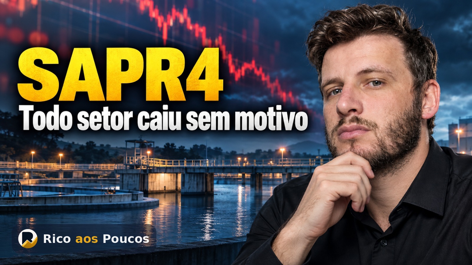 SAPR4 caiu 5,8% hoje sem fato novo divulgado — por que a Sanepar recuou com o setor
