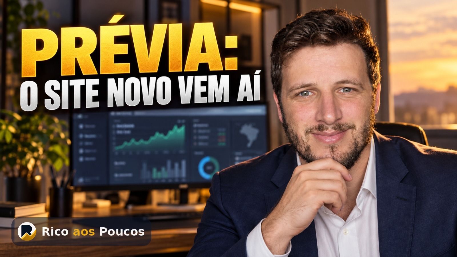 Site novo do Rico aos Poucos chega nos próximos dias: motor de FIIs refeito e nota para gestoras