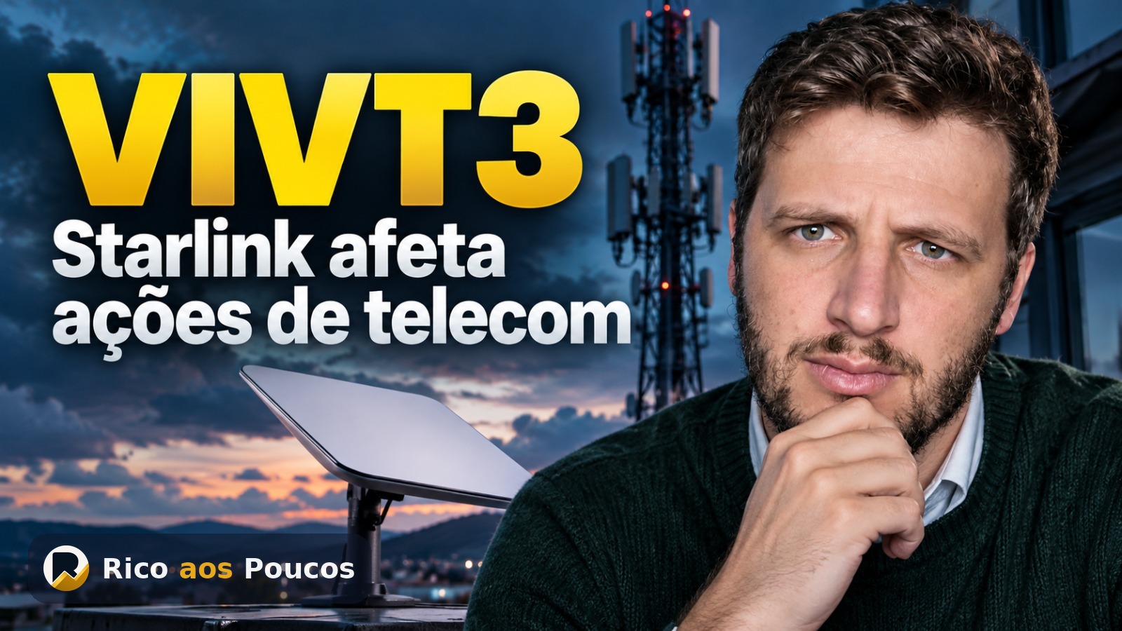 Starlink derruba ações de telecom, segundo o InfoMoney: o que muda para Vivo e TIM?