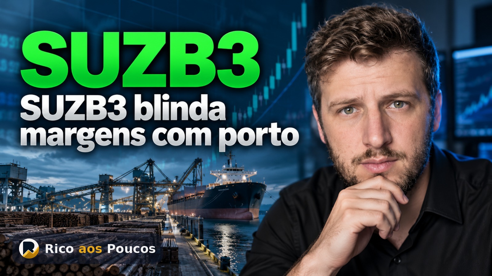 Suzano (SUZB3) fecha acordo para ter 10% de complexo portuário — o que muda para o acionista?
