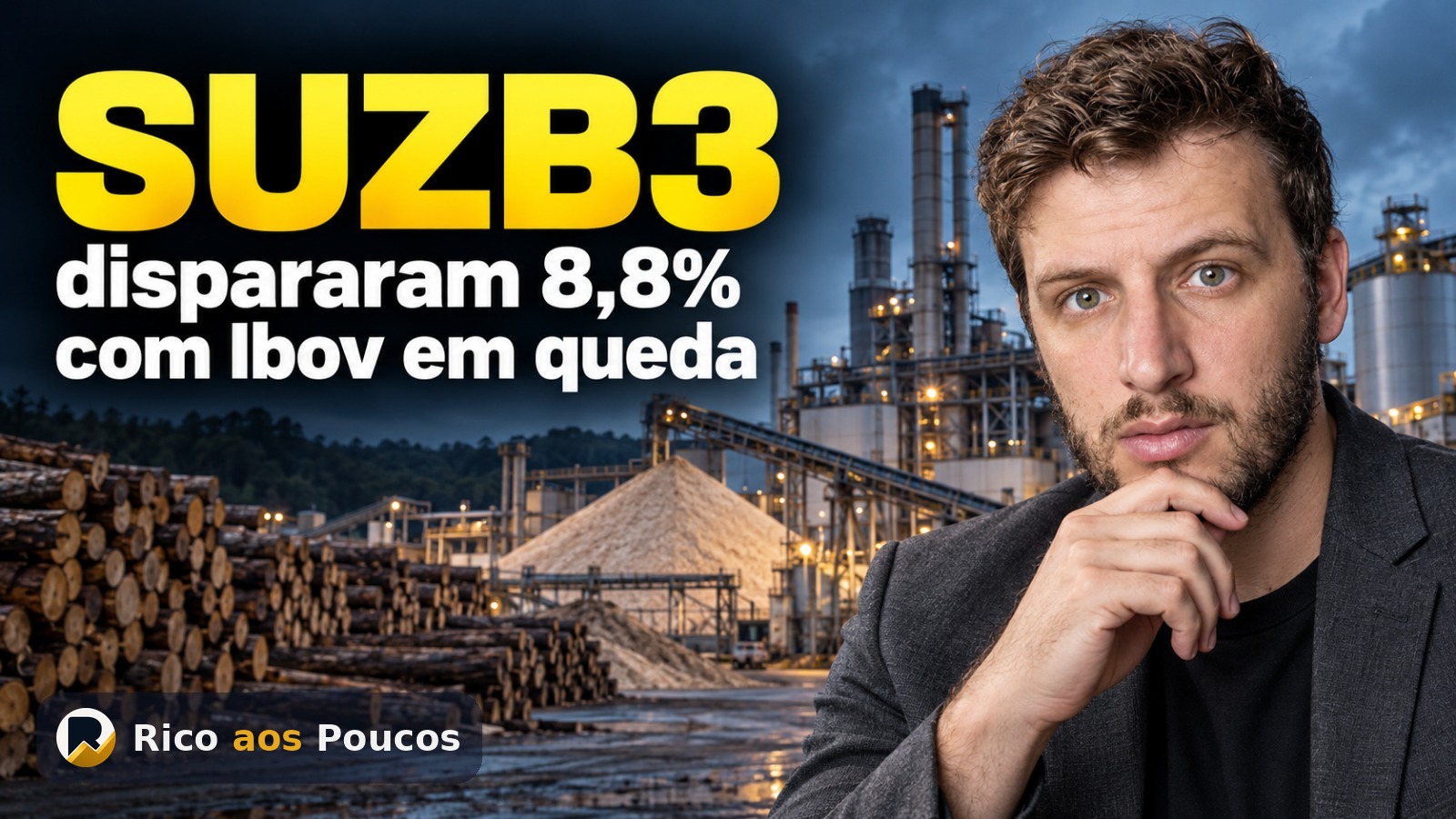 SUZB3, EMBJ3 e WEGE3: por que subiram com Ibovespa em queda