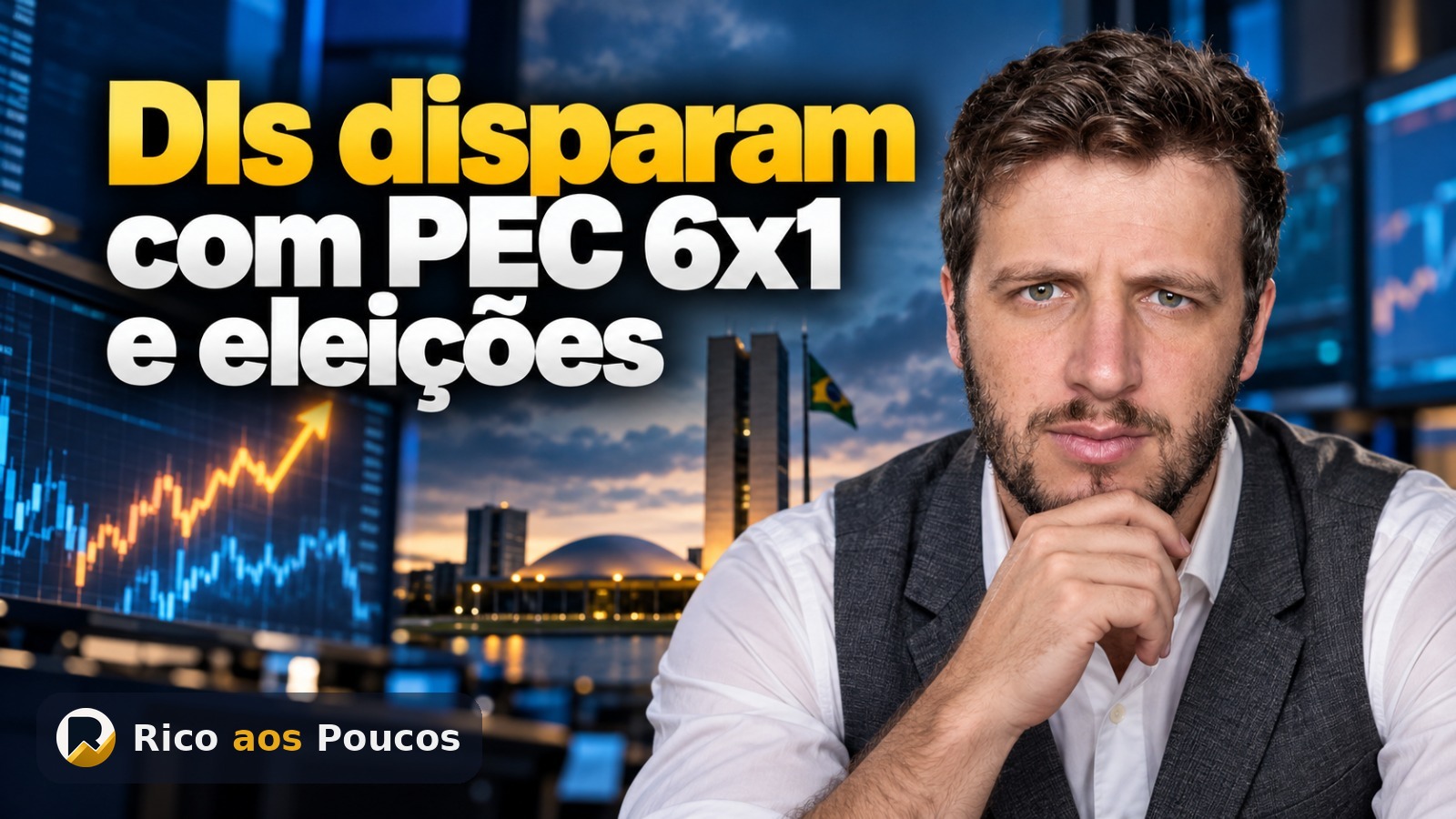 Por que as taxas dos DIs subiram hoje: PEC 6x1 e pesquisas eleitorais