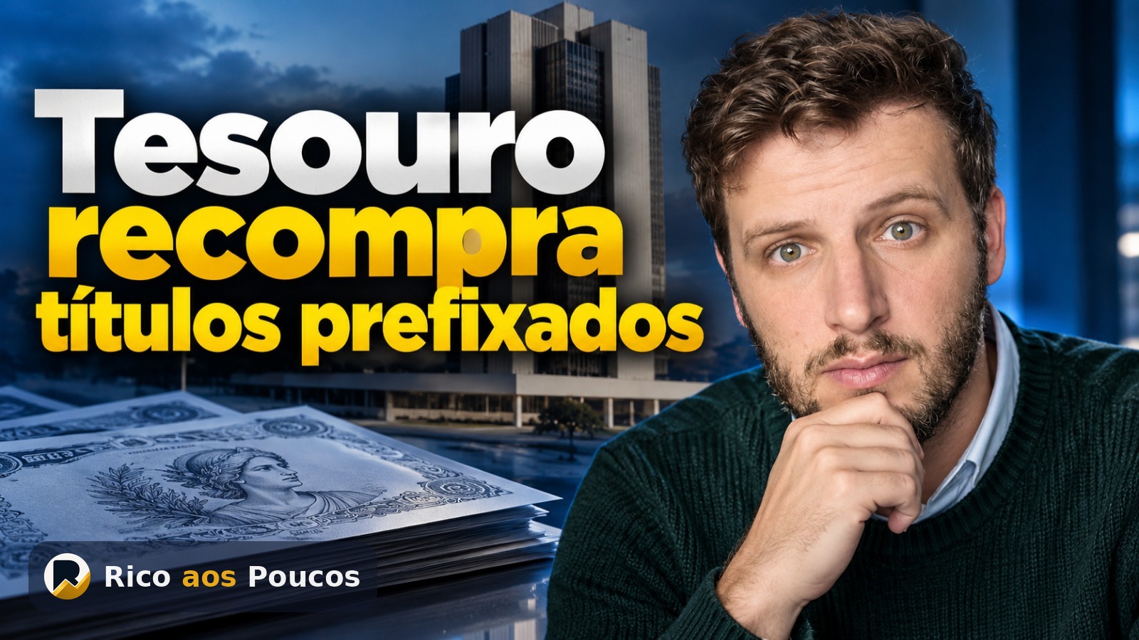 O que aconteceu com os títulos do Tesouro: recompra de 15 milhões de prefixados e cancelamento de leilões