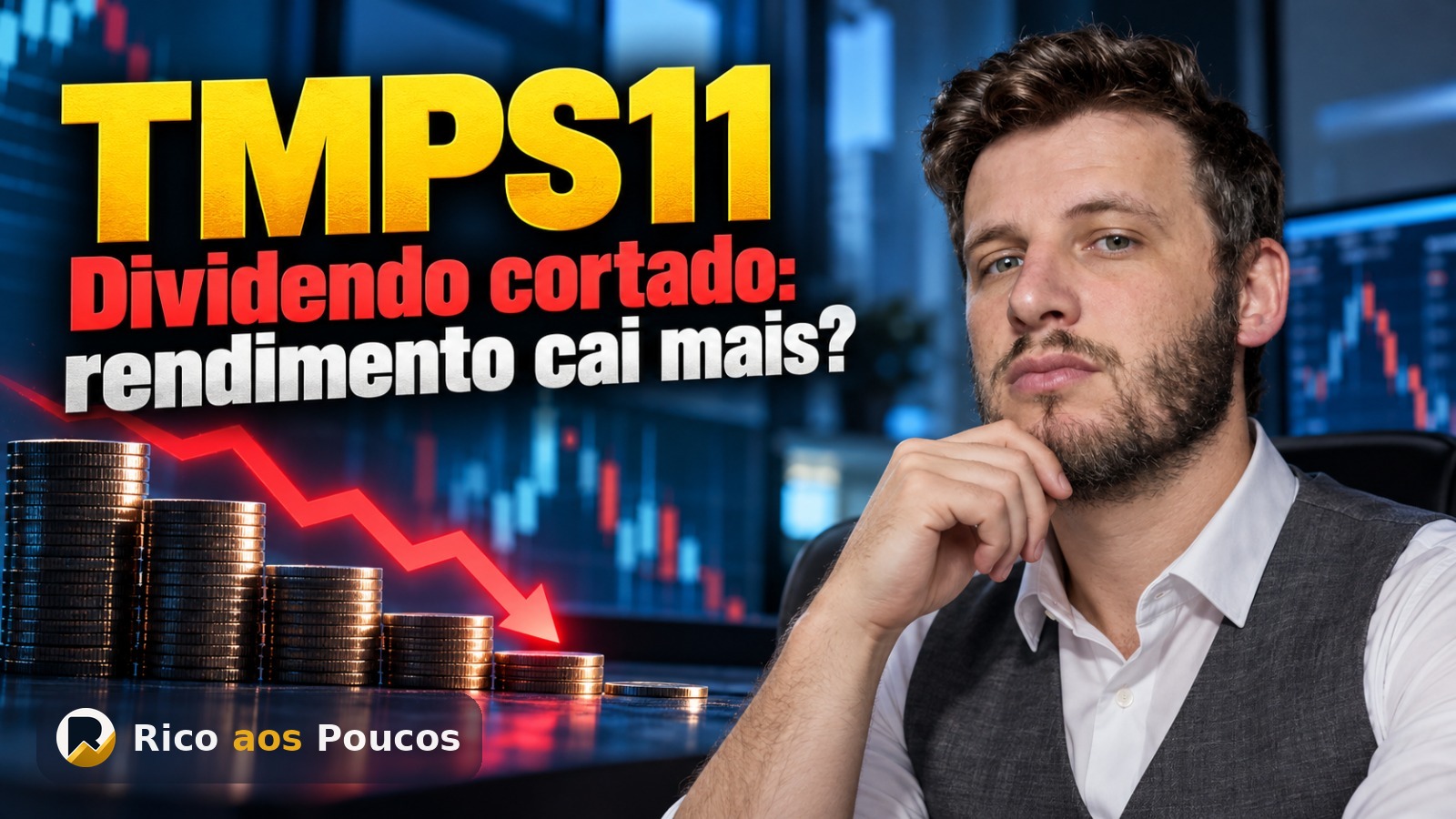 TMPS11 corta dividendo para R$ 0,70 em setembro, mas só gerou R$ 0,63