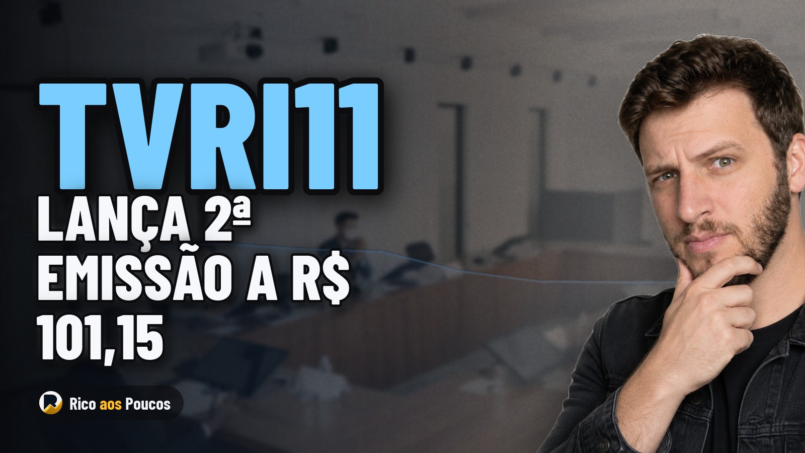 TVRI11 formaliza 2ª emissão de R$ 500 Mi a R$ 101,15 — vale a pena assinar com cota a R$ 88,34?