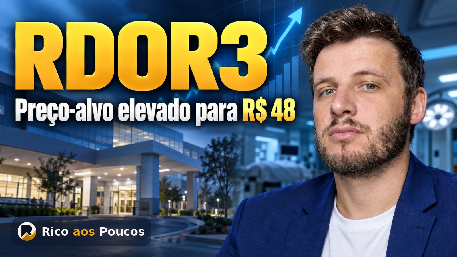 Por que o UBS BB elevou o preço-alvo da Rede D'Or (RDOR3) para R$ 48 e vê a ação barata