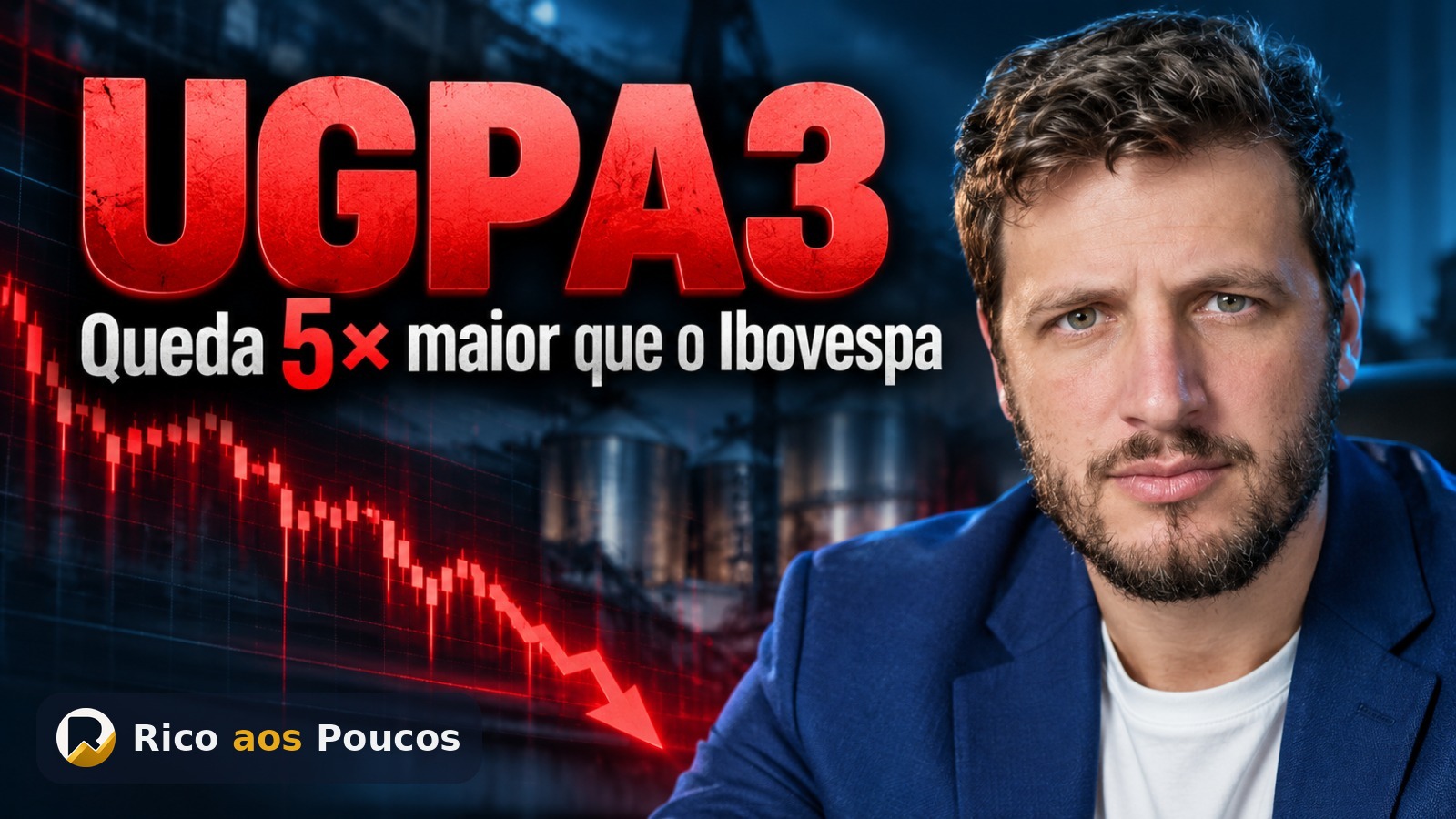 Por que o UGPA3 caiu 5% hoje: petróleo despenca com negociações EUA–Irã e IPCA-15 surpreende