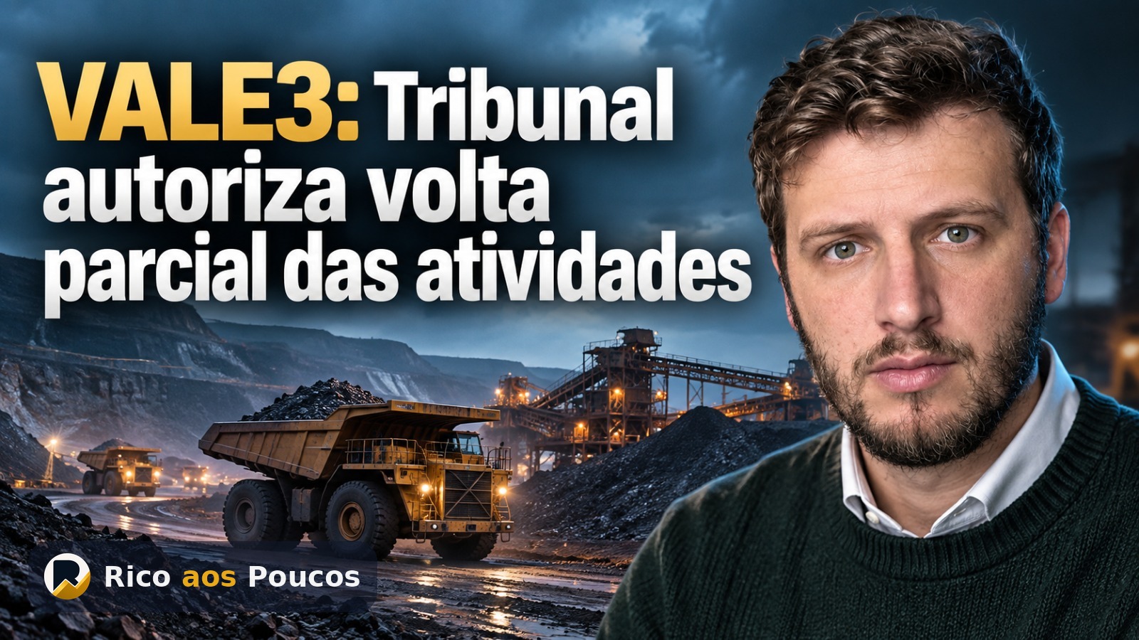 O que aconteceu com a VALE3: Vale retoma operações na Mina de Fábrica após decisão judicial