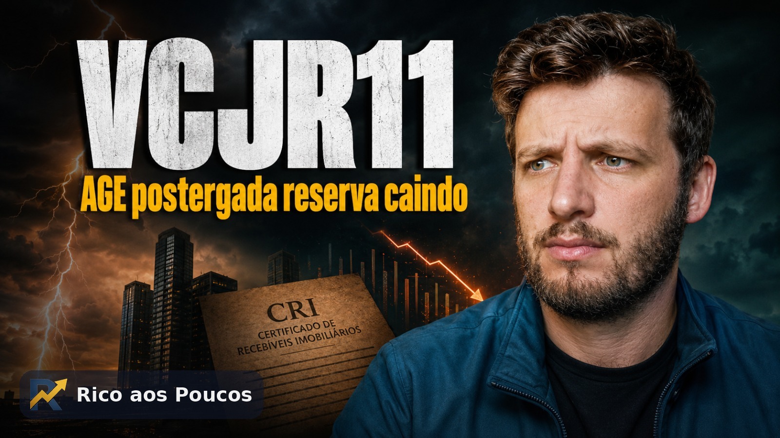 VCJR11 Vectis Juros Real FII: asamblea de fusión postergada, reserva cayendo — análisis julio 2026