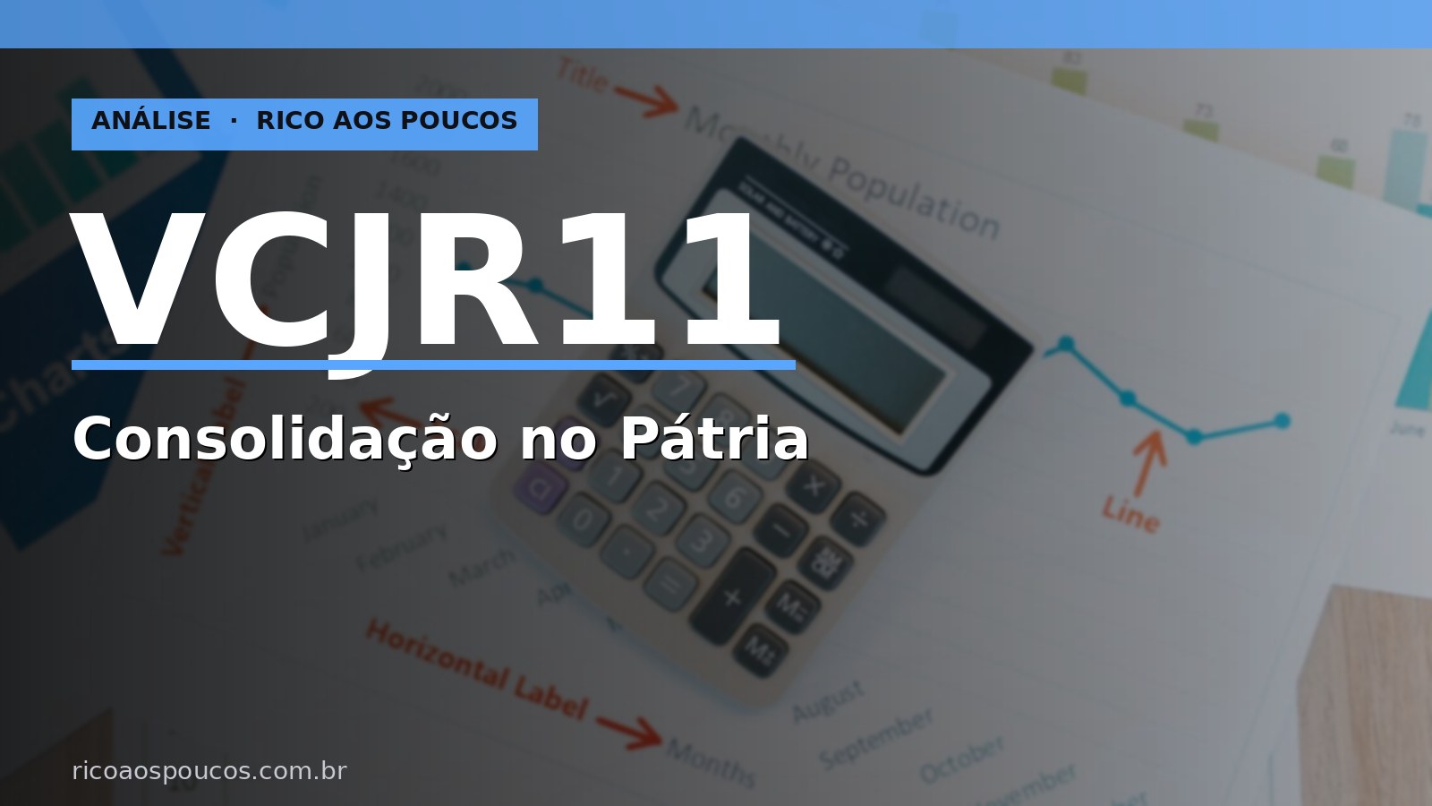 VCJR11 consolidação Pátria — análise completa maio 2026
