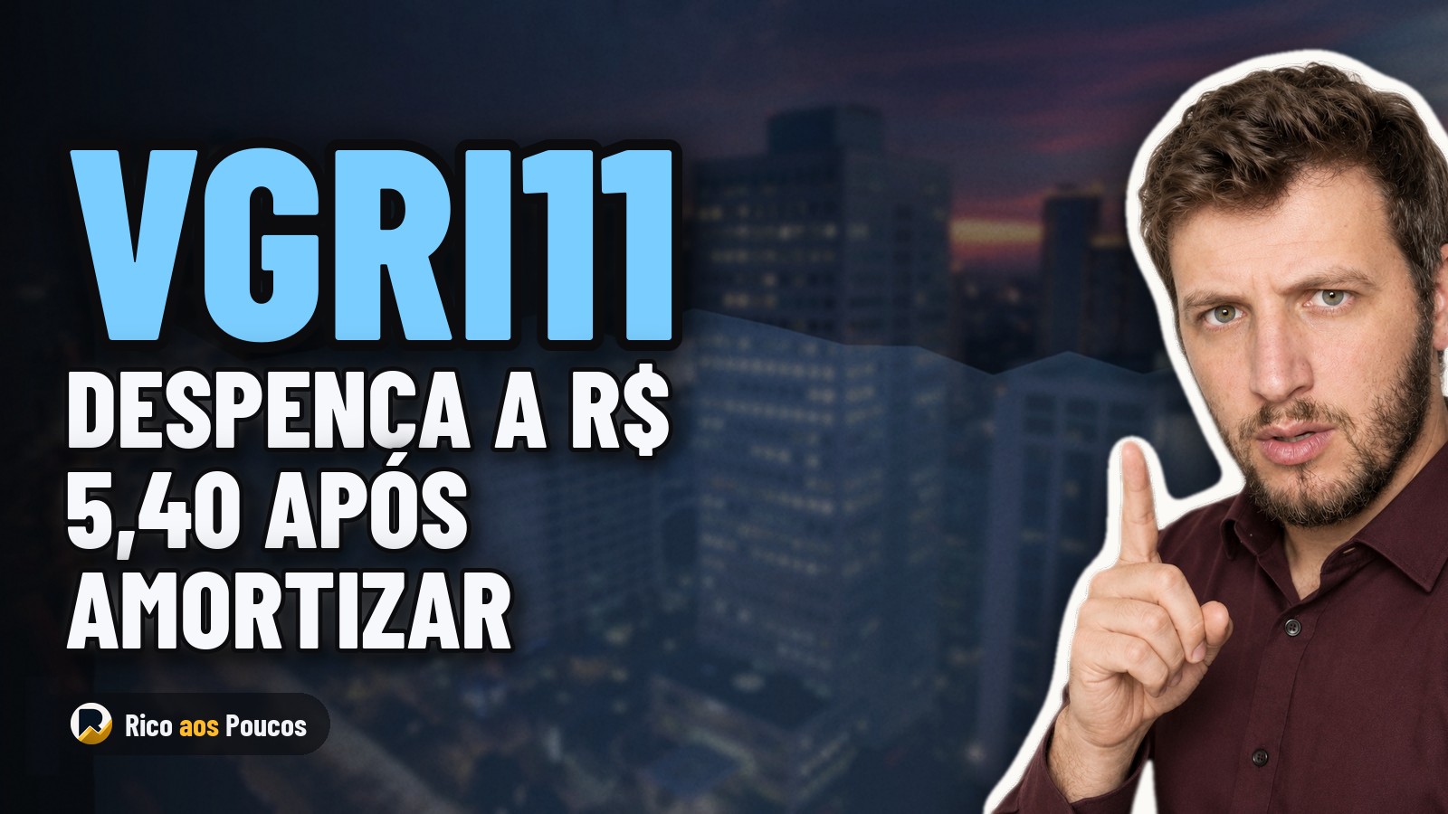 O que aconteceu com o VGRI11: fundo amortiza R$ 40 milhões, mas cotação desaba para R$ 5,40