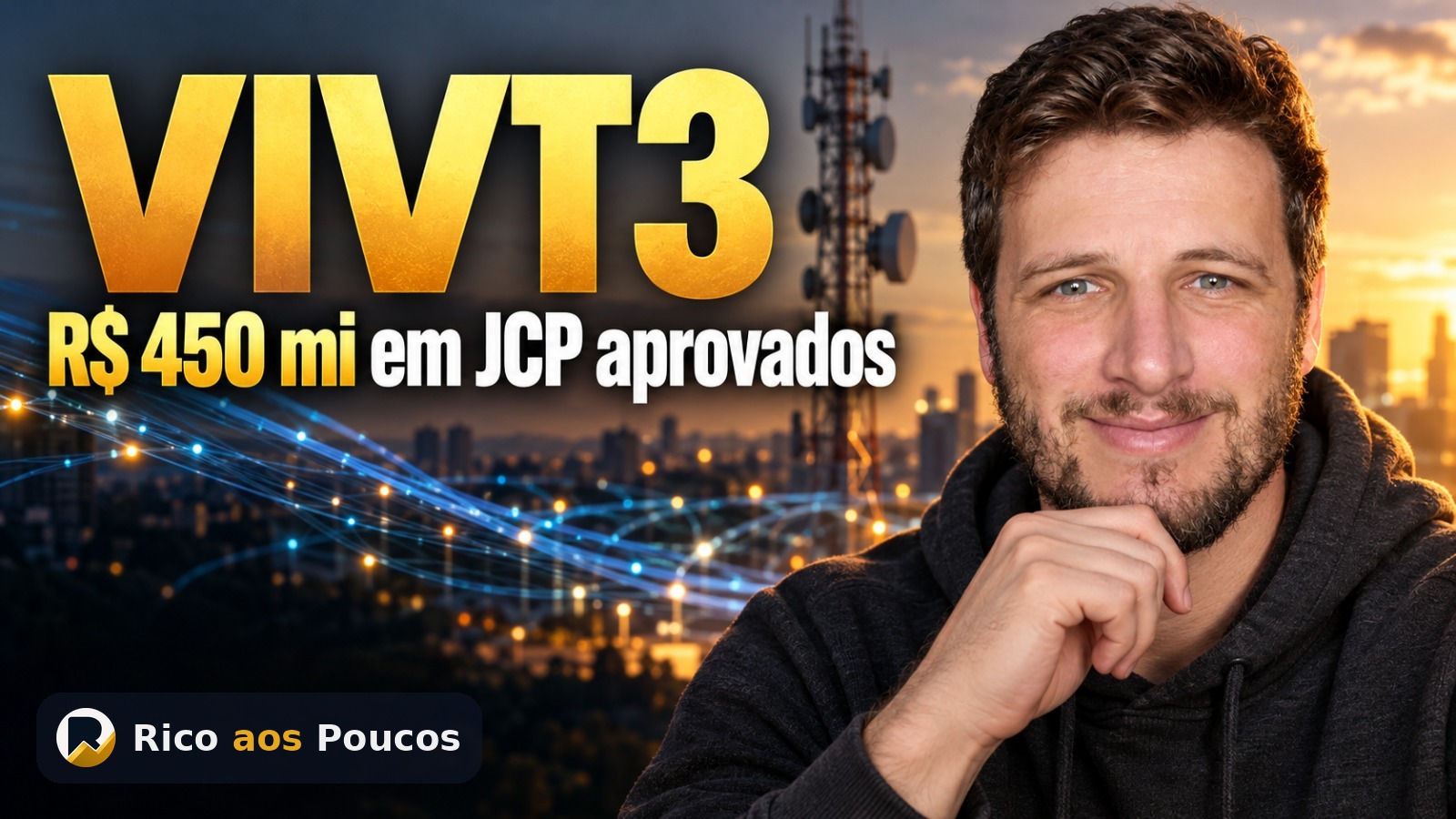 Telefônica aprova R$ 450 mi em JCP para a ação VIVT3
