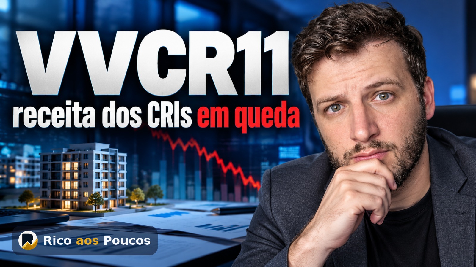 Por que o VVCR11 está caindo — dividendo recua para R$ 0,09 e reserva salta sem explicação