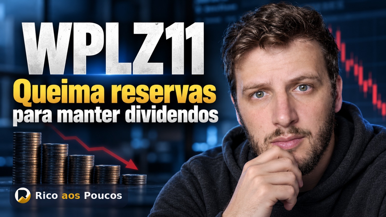WPLZ11 dividendos: fundo usa reserva para manter R$ 0,37 por cota