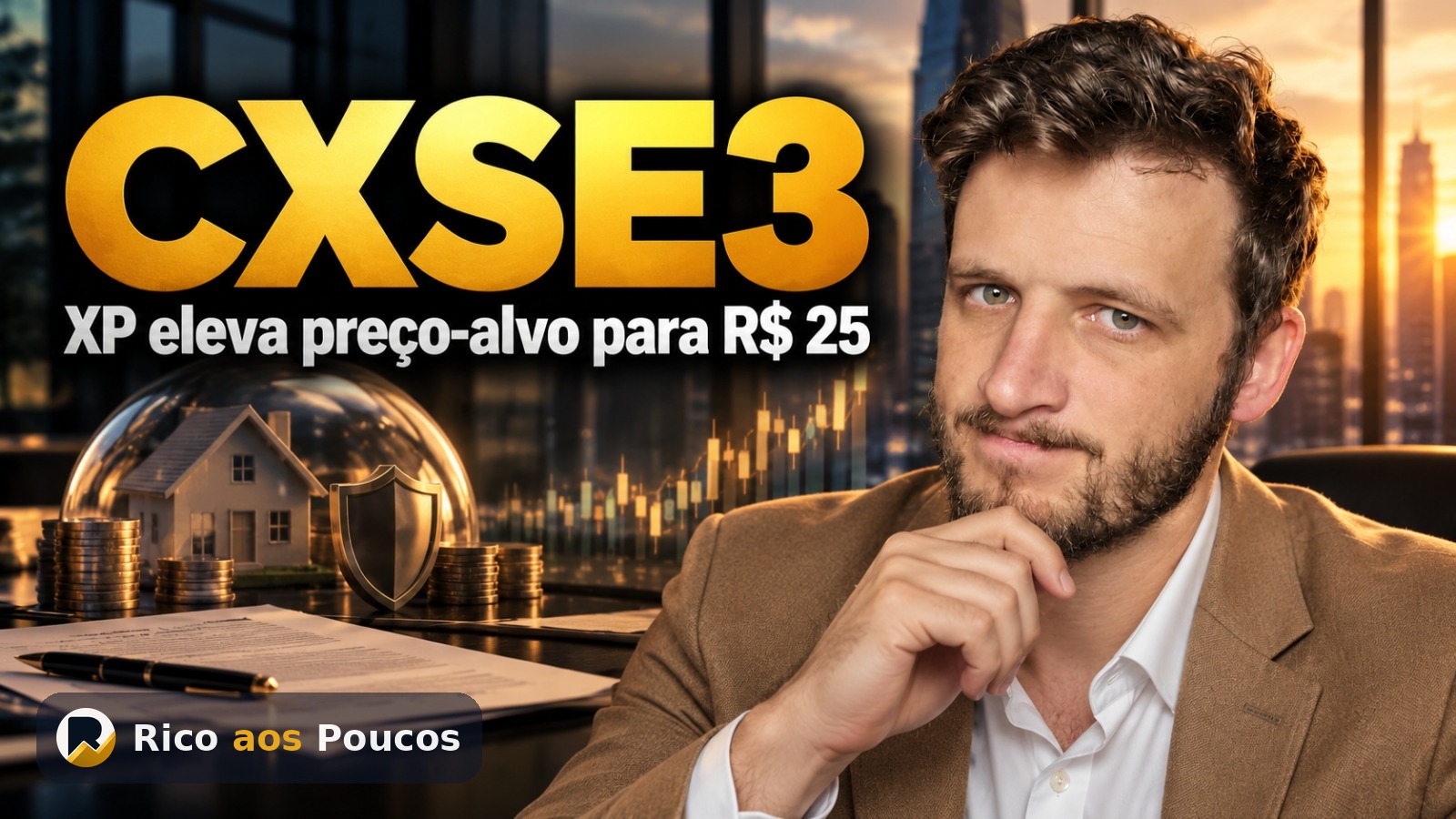 XP Raises CXSE3 Price Target to R$ 25 Despite Bank Branch Strikes