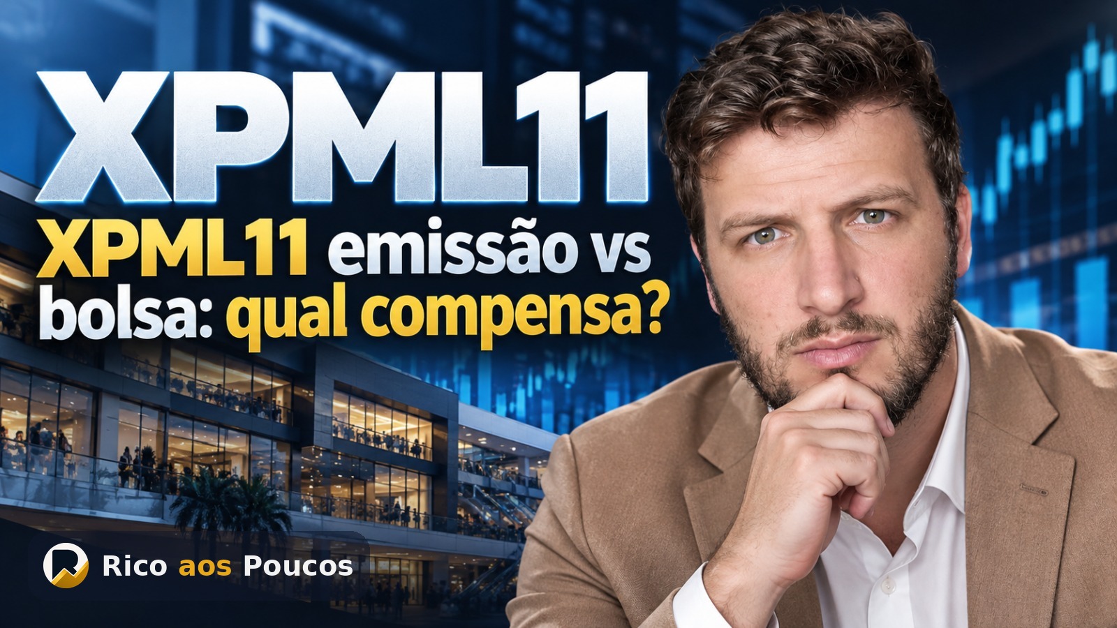 XPML11 anuncia 15ª emissão de cotas de R$ 400 Mi: vale a pena subscrever a R$ 110,93?