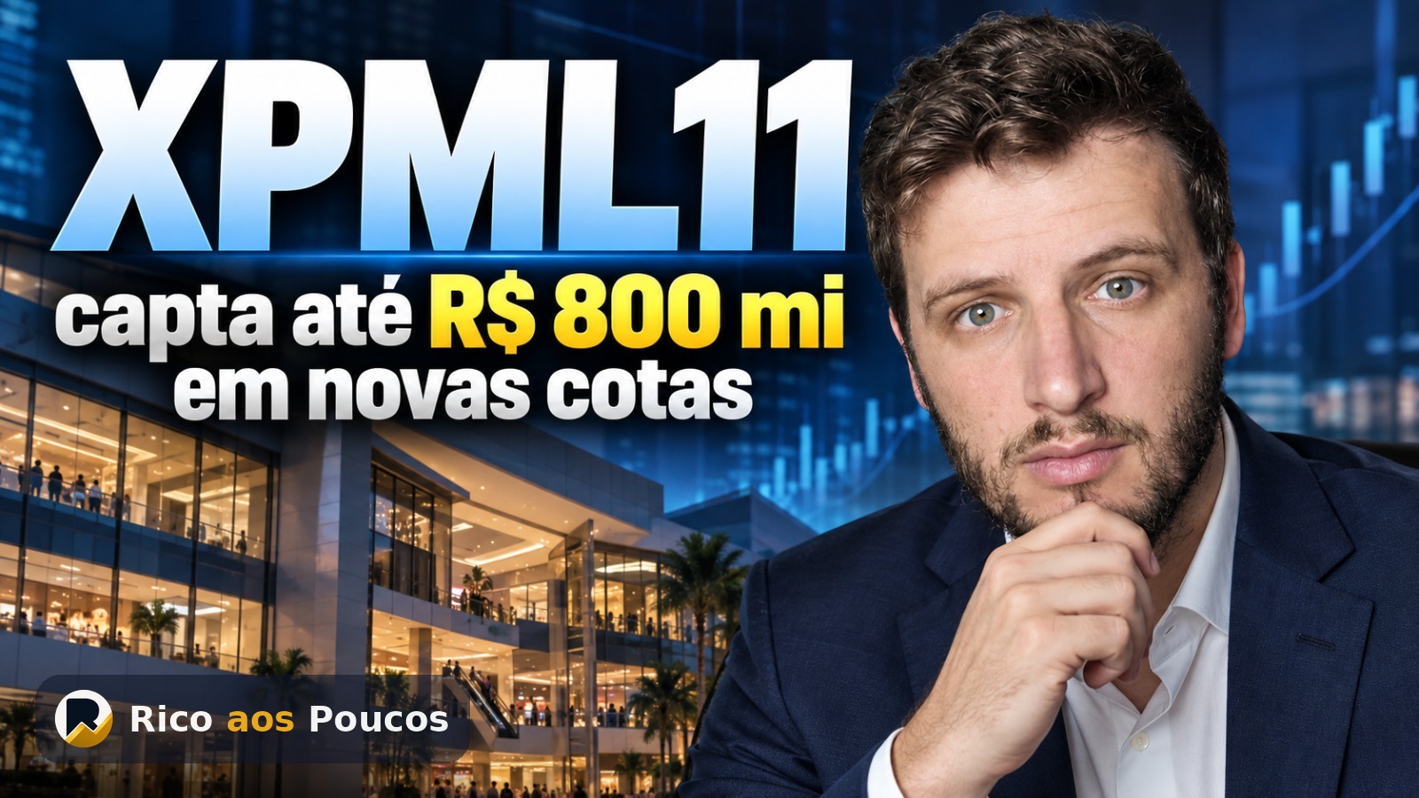 XPML11 aprova 15ª emissão de cotas para captar até R$ 800 milhões — vale a pena participar?