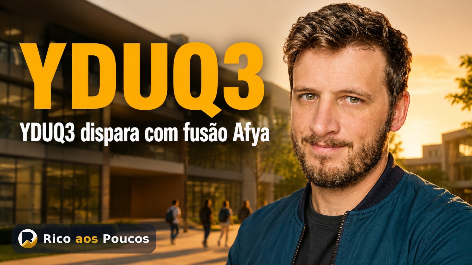 O que aconteceu com a YDUQ3: Yduqs confirma conversas de fusão com Afya e ação salta 12%