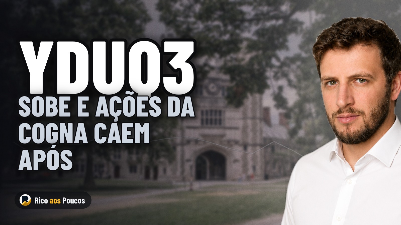 YDUQ3 sobe e Cogna despenca: por que a fusão Yduqs-Afya chacoalhou as ações