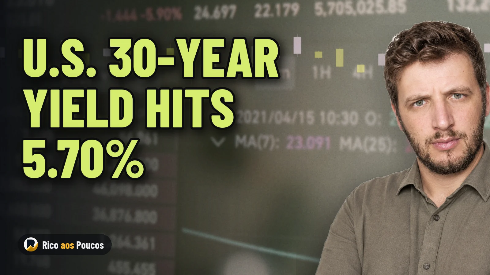 U.S. 30-Year Yield Hits 5.70% and Presses Global Markets