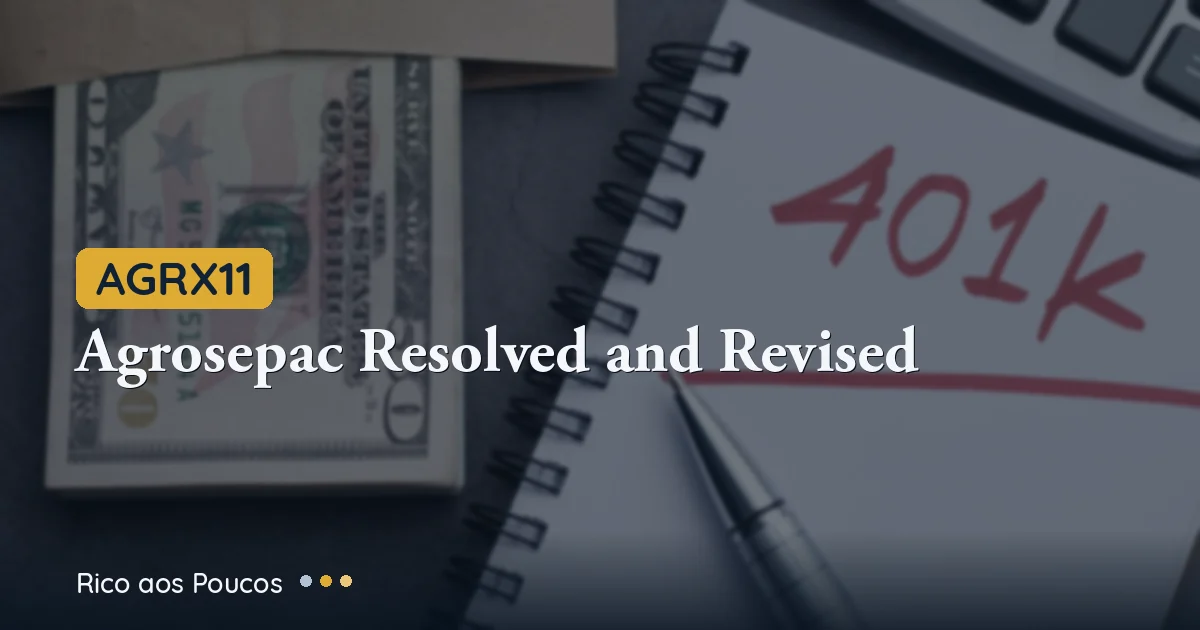 AGRX11: Agrosepac Resolved -- Reanalysis Jul/2026
