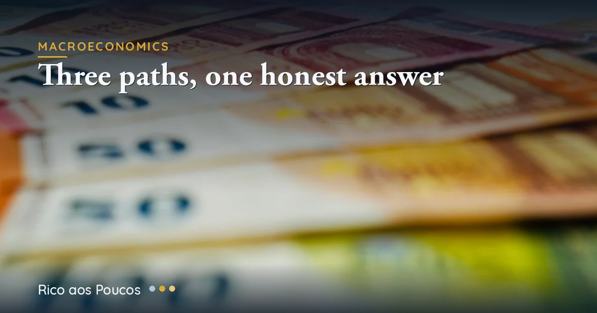 The verdict on Brazil's debt: a path out exists, but it is narrow, and the decisive variable is political, not economic