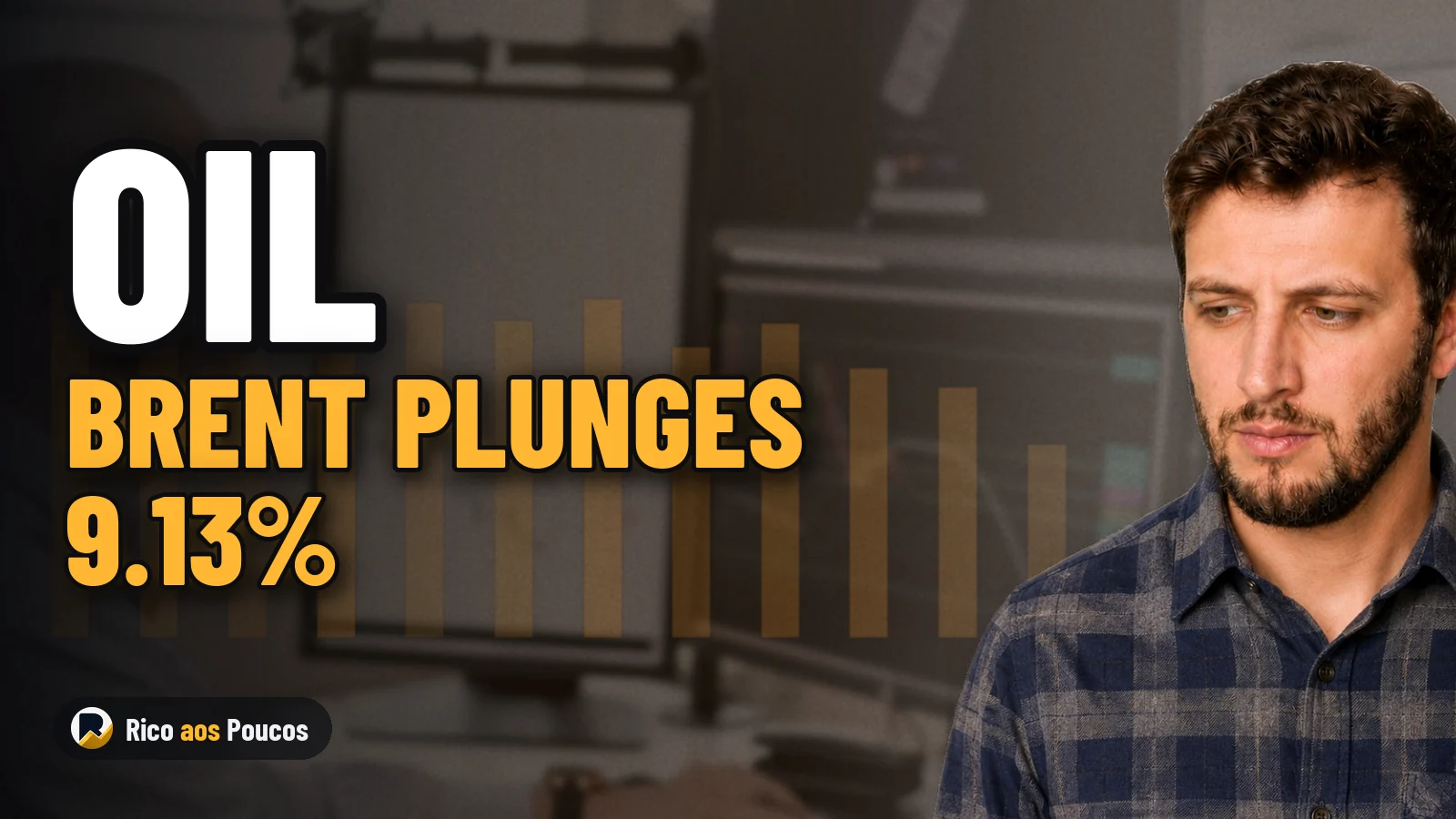 Brent Crude Plunges 9.13% in a Day as IPCA+ Treasury Yields Fall Sharply