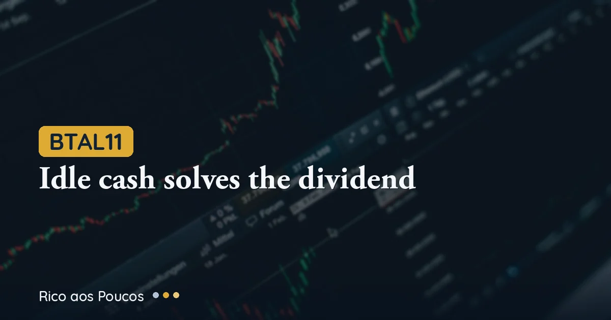 BTAL11: R$ 110M in Private Securities Make the R$ 1.00 Dividend Self-Funded
