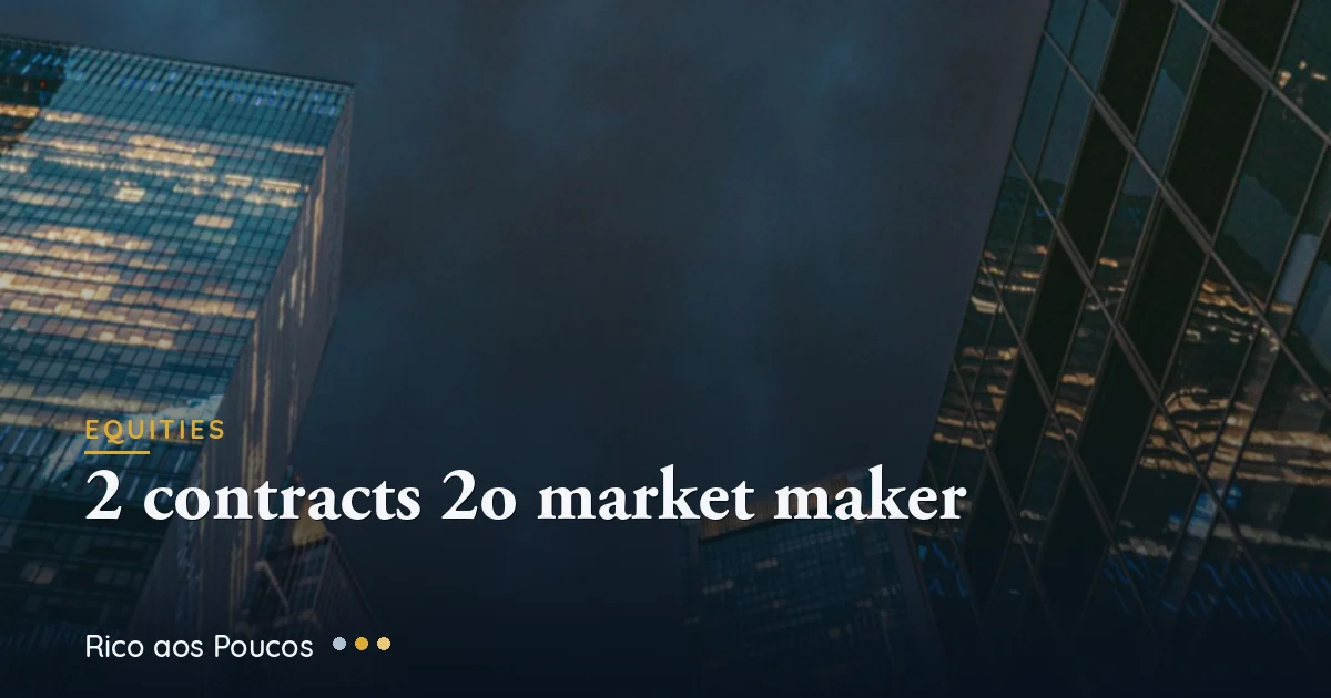 VISC11 contrata segundo market maker (Suno) na B3 em junho de 2026