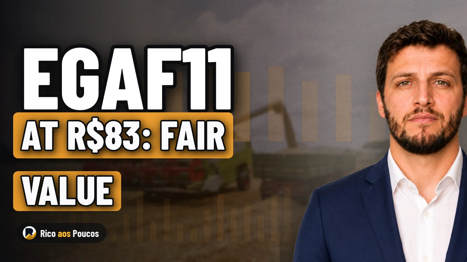 EGAF11 at R$83: Nativa Restructuring, 0.84 P/B, and the Fair Value Range