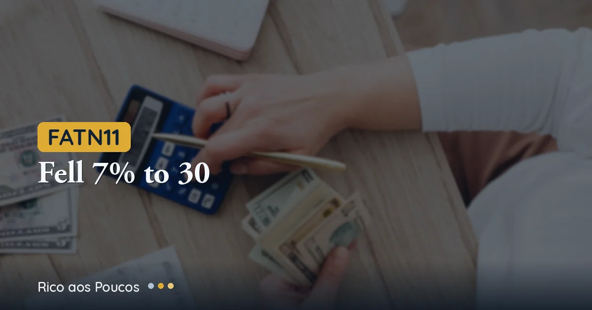 FATN11 dropped 7% in 30 days — fair price analysis