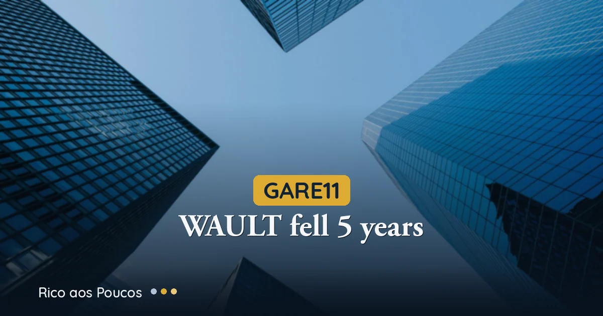GARE11: WAULT caiu 5 anos em um mês — entenda o que o RG de maio revelou