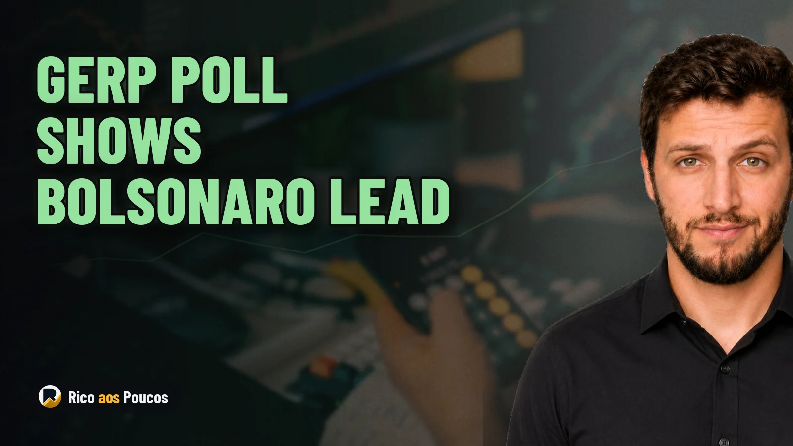 Gerp Poll Runoff: Flávio Bolsonaro Leads with 53% to Lula's 47%