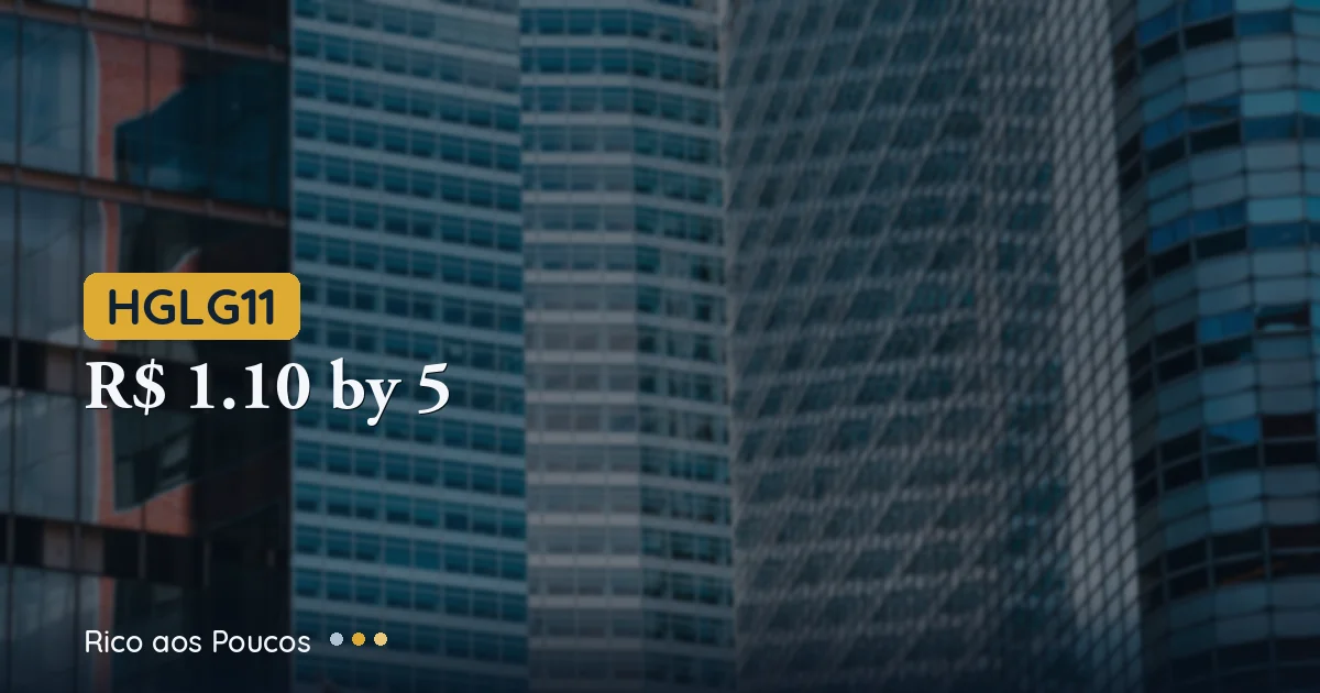 HGLG11: R$ 1,10 por 5 anos — o que trava o dividendo e quando muda
