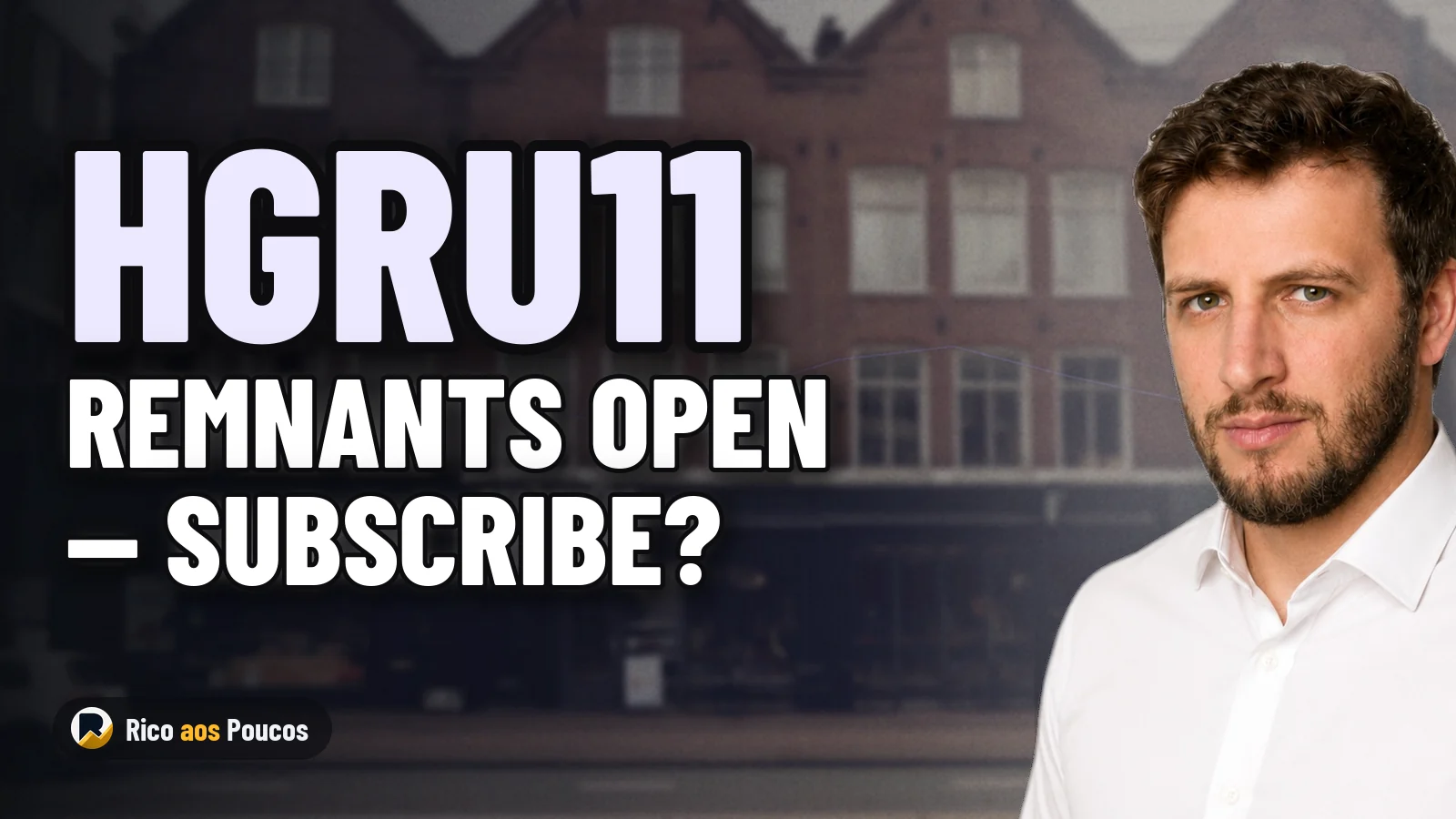 HGRU11: Net Income Jumps 12% as Rights Offering Remnants Open Through the 25th — Is It Worth Subscribing?
